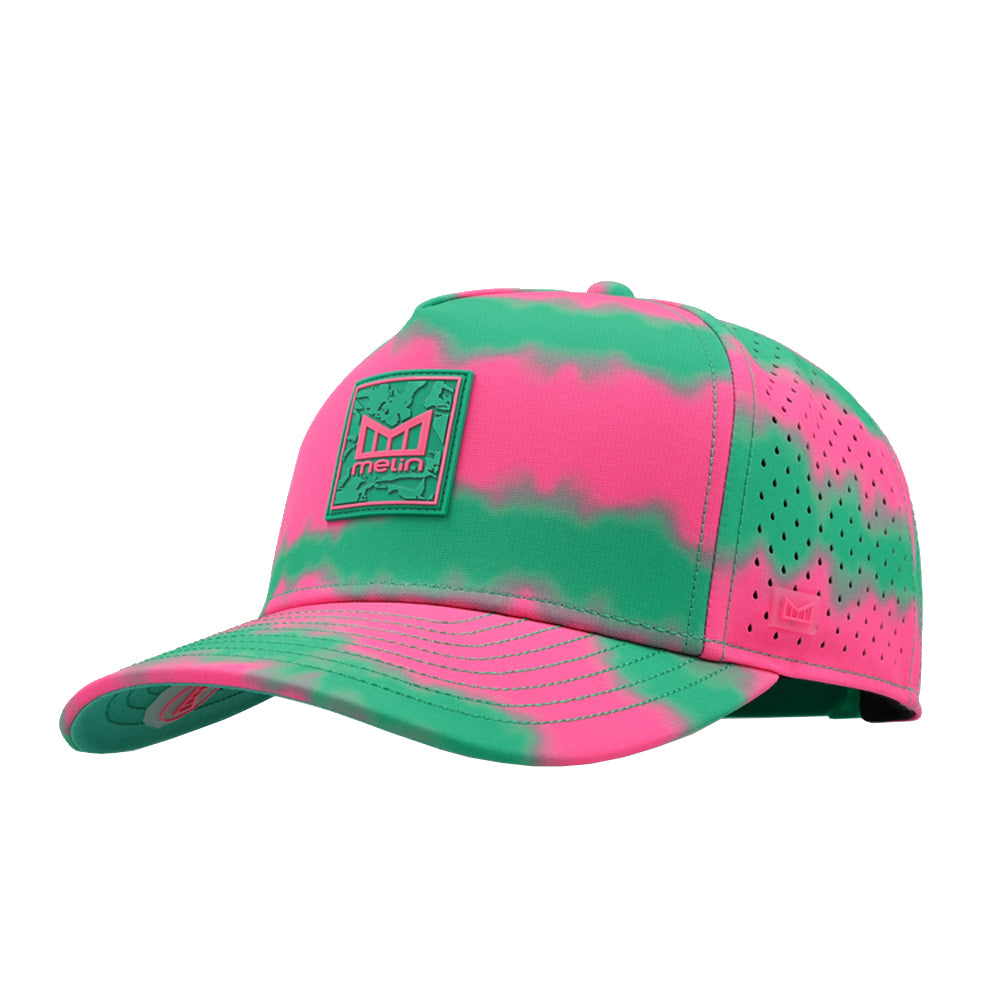 Melin Hydro Odysea Neon Tie Dye Hat Neo Pink C