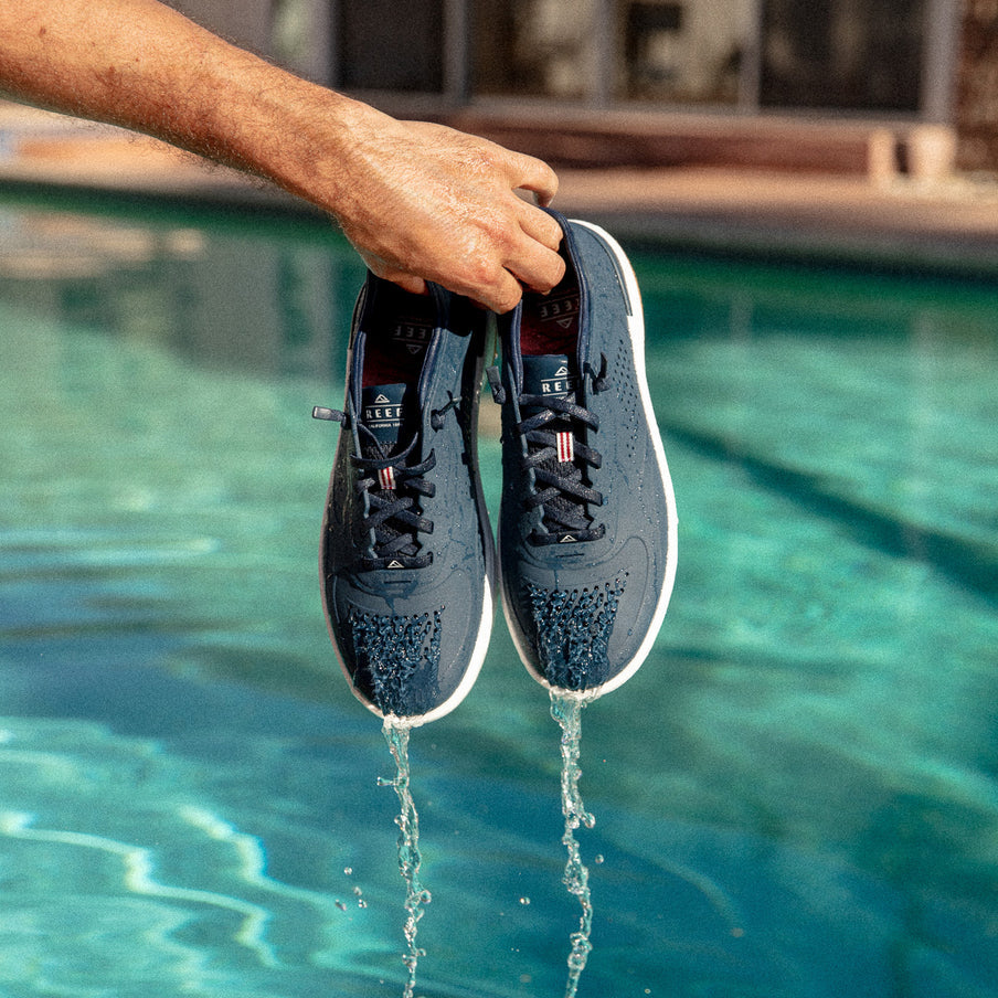 Reef Del Mar H2O Mens Shoe Navy-Gum 12