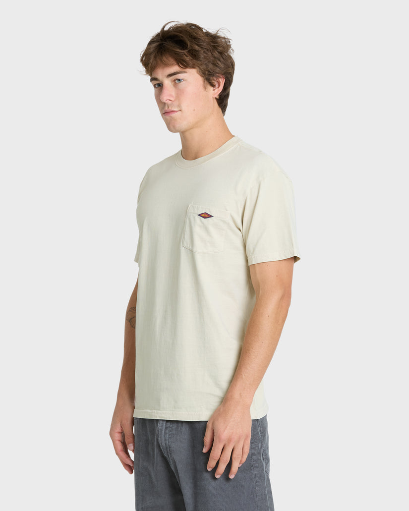 QUIKSILVER SALTWATER PKT TEE SWP MOONSTRUCK M