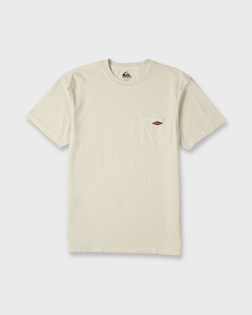 QUIKSILVER SALTWATER PKT TEE SWP MOONSTRUCK L