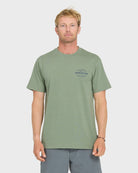 Quiksilver THE SHED MEN'S Shirt Lily Pad Heather XL