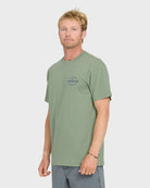 Quiksilver THE SHED MEN'S Shirt Lily Pad Heather L