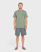 Quiksilver THE SHED MEN'S Shirt Lily Pad Heather L