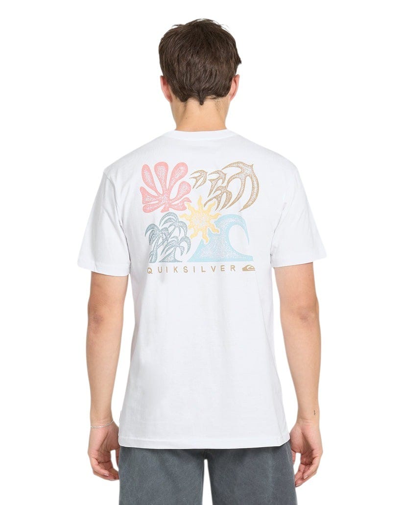 Quiksilver COLLAGE MEN'S Shirt White XL