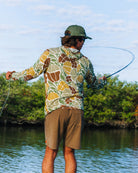 Free Fly Bamboo Lightweight Hoodie FloralCamo L