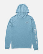 Salty Crew Bitmap Boys Hood Sunshirt Blue Heather XL