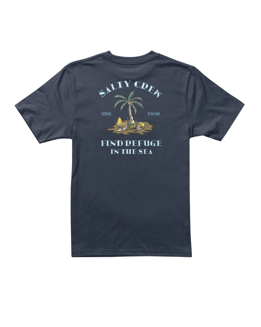 Salty Crew Deserted Boys SS Tee Navy XL