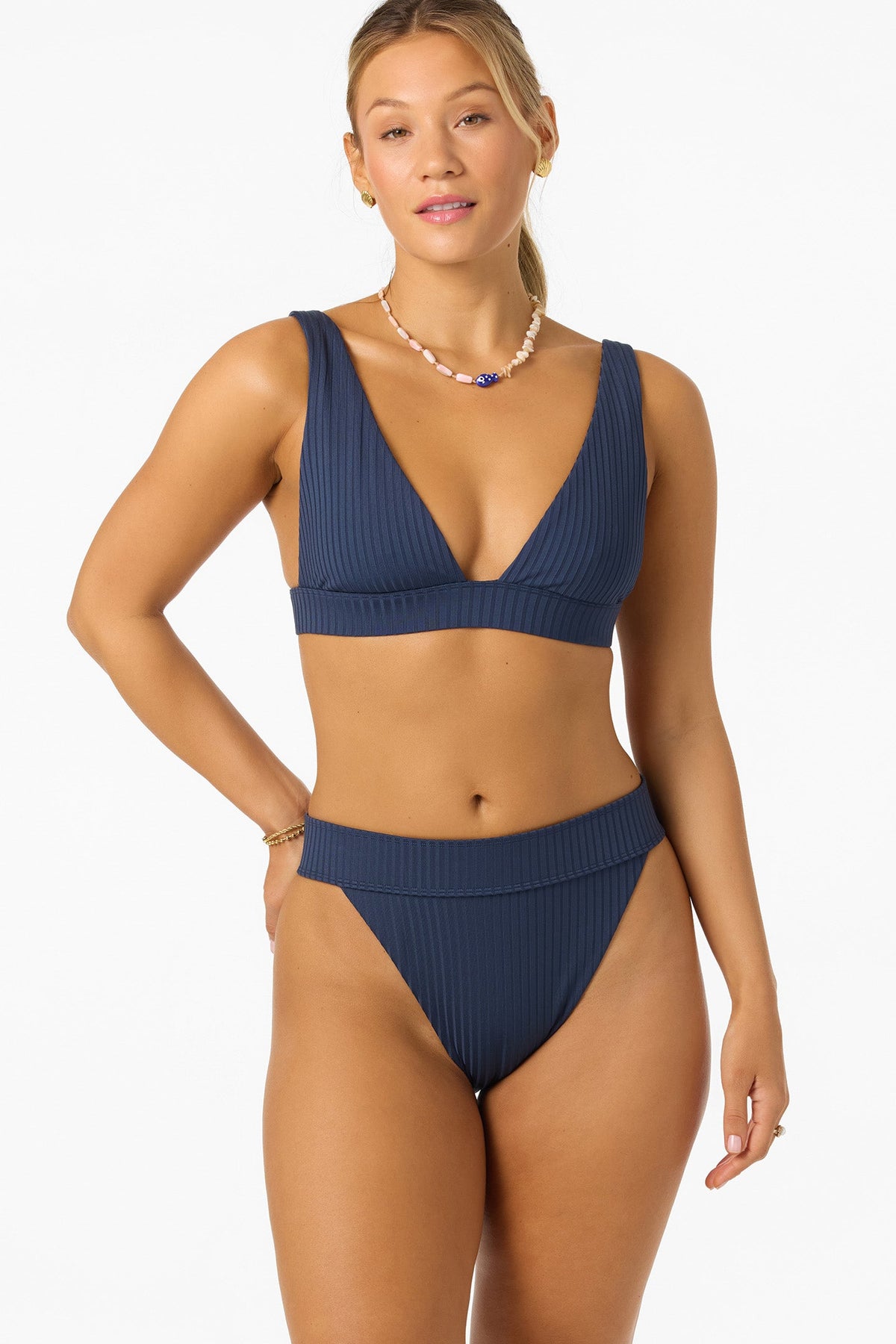 O'NEILL SHOREBREAK RIB CANCUN TOP Navy L