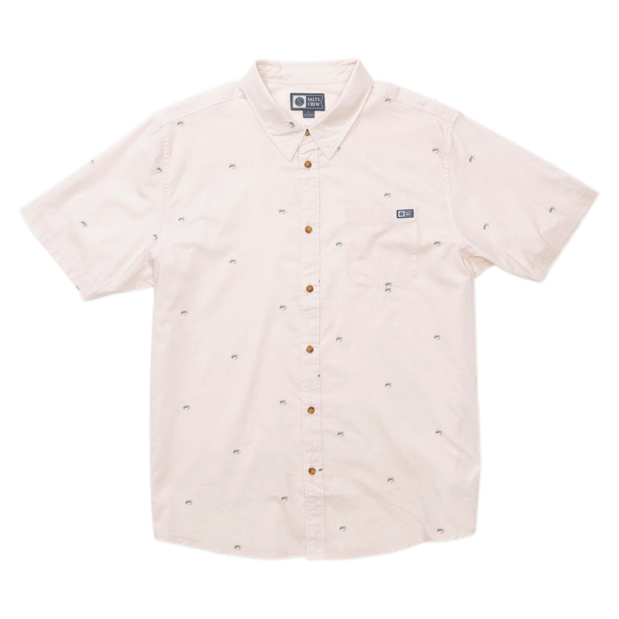 SALTY CREW CREW SS BUTTON UP Natural XL