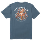 Salty Crew OCTOPOD CREW TEE - Shirt Slate M
