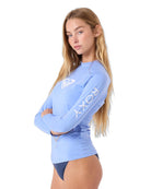 Roxy Whole Hearted LS UPF 50 Rashguard 2022 CORNFLOWER L