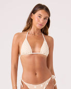 Roxy PUKA DOTS MINI TIKI TRI NNN Top Neutral Combo S