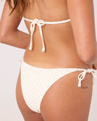 Roxy Puka Dots Tie Side Cheeky Nnn Neutral Combo M