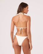 Roxy Puka Dots Tie Side Cheeky Nnn Neutral Combo XS
