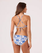 Roxy BREEZY DOES IT ATHLETIC TRI Top BLACK/BLUE S