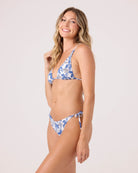 Roxy Breezy Does IT Tie Side BLACK/BLUE M