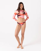 Roxy Palm Before The Storm Lycra  BLKCORAL L