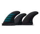 Future Fins F4 Alpha 5-Fin Set Carbon-Aqua S-NEW