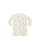 Rylee + Cru Long Sleeve One-Piece Rashguard Sunburst 2-3Y