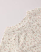 Rylee+Cru Girls Rashguard Ditsy Ivory 3-6m