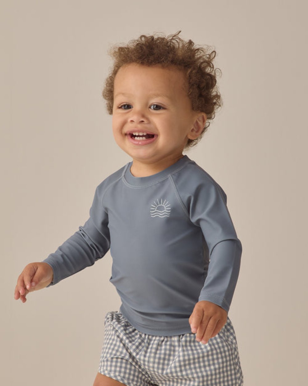 Rylee+Cru Boys Rashguard  Ocean 6-12m