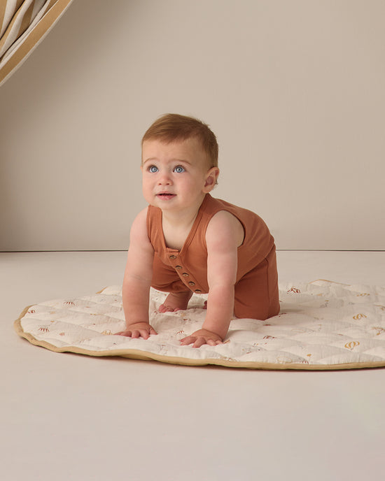 Rylee+Cru Sleeveless Jumpsuit  Poppy 12-18m