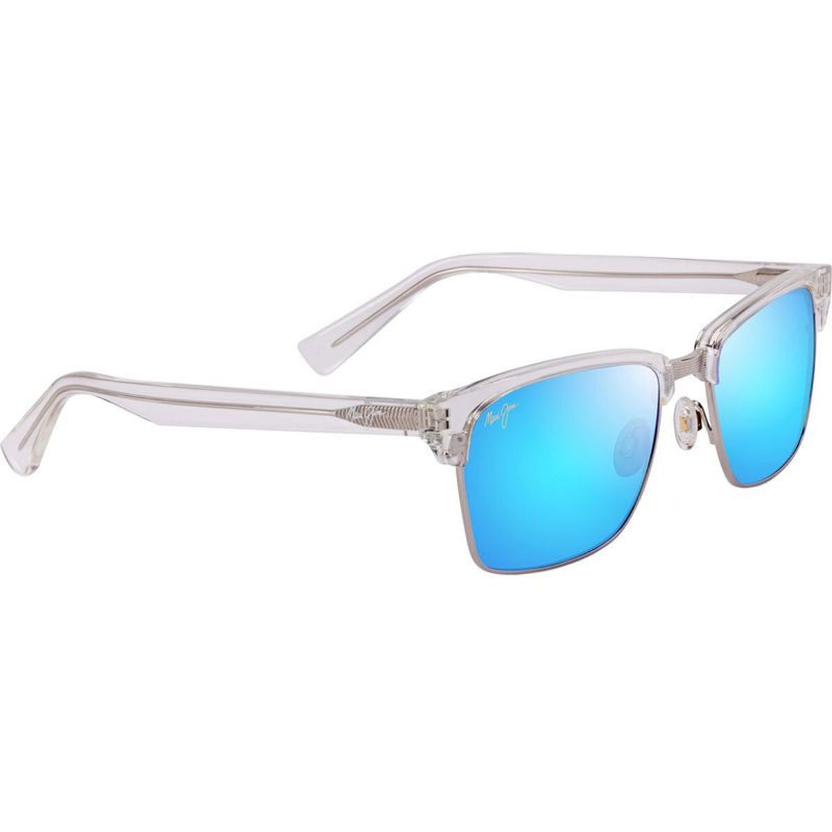 Maui Jim Kawika XL Polarized Sunglasses ShinyCrystal BlueHawaii