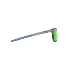 Maui Jim Lehopulu Polaized Sunglasses MatteTransGrey GreenMirror