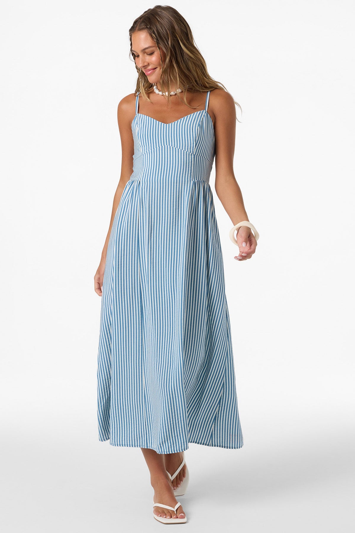 O'Neill Linden Stripe Dress TOFU XS