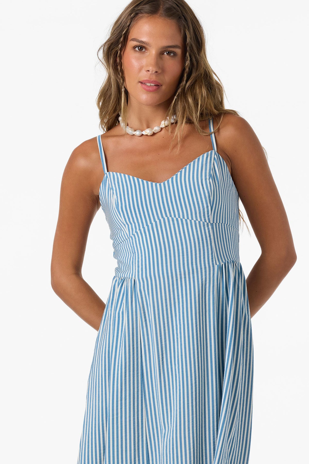 O'Neill Linden Stripe Dress TOFU XS