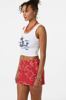 O'Neill Motu Scoop Neck Tank WHT L