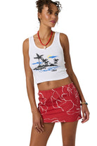 O'Neill Motu Scoop Neck Tank WHT L