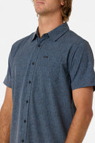 O'NEILL TRVLR STANDARD SS WOVEN  BLK XXL