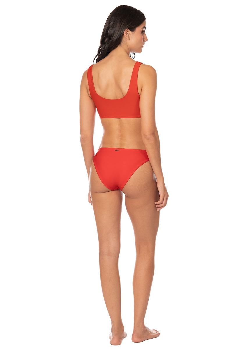 Maaji Dazzle Bikini Top Red M
