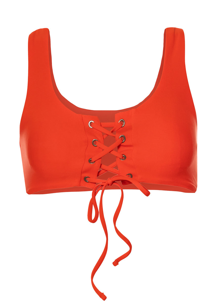 Maaji Dazzle Bikini Top Red S