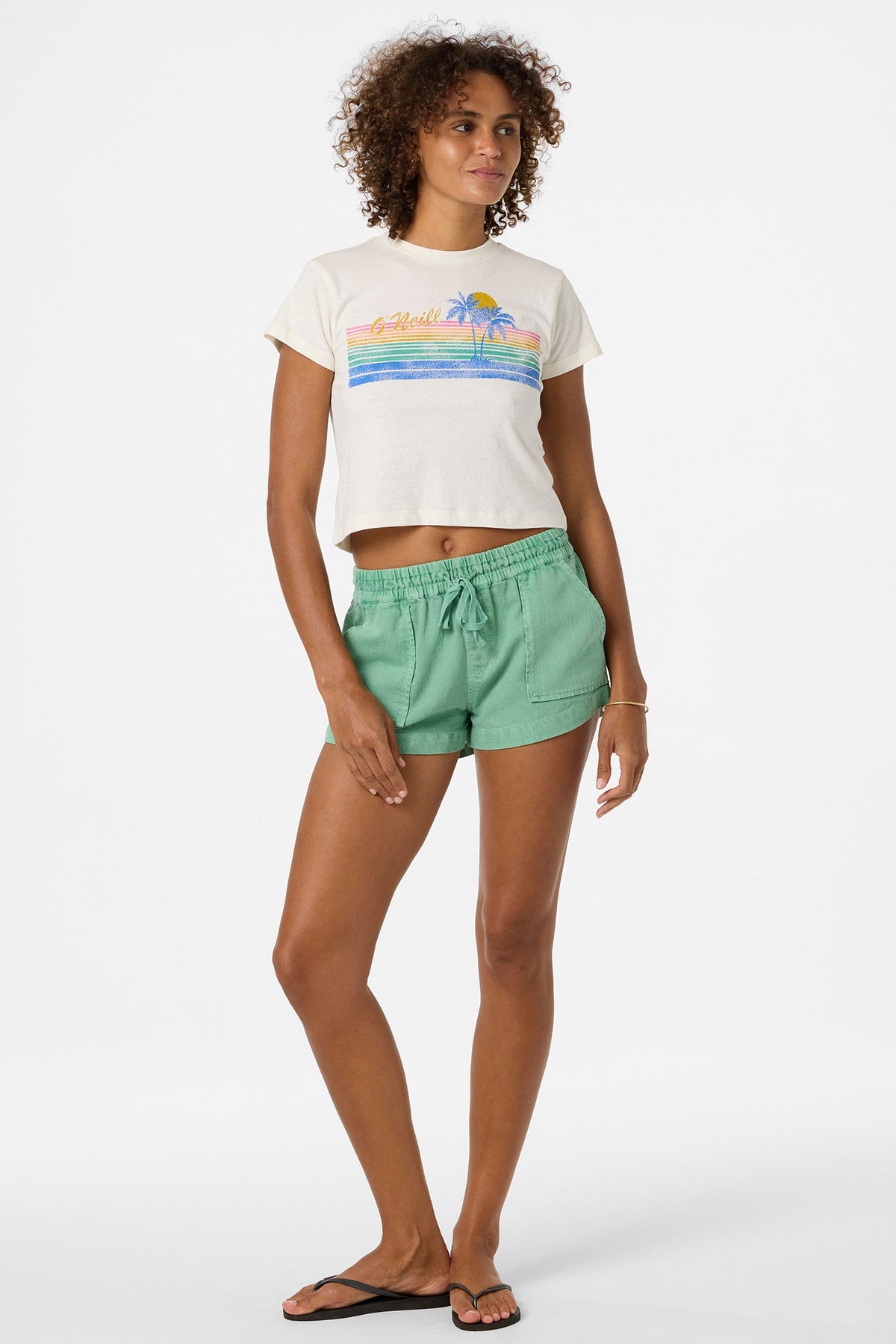 O'neill Retro Stripe Fitted Tee  TOFU S
