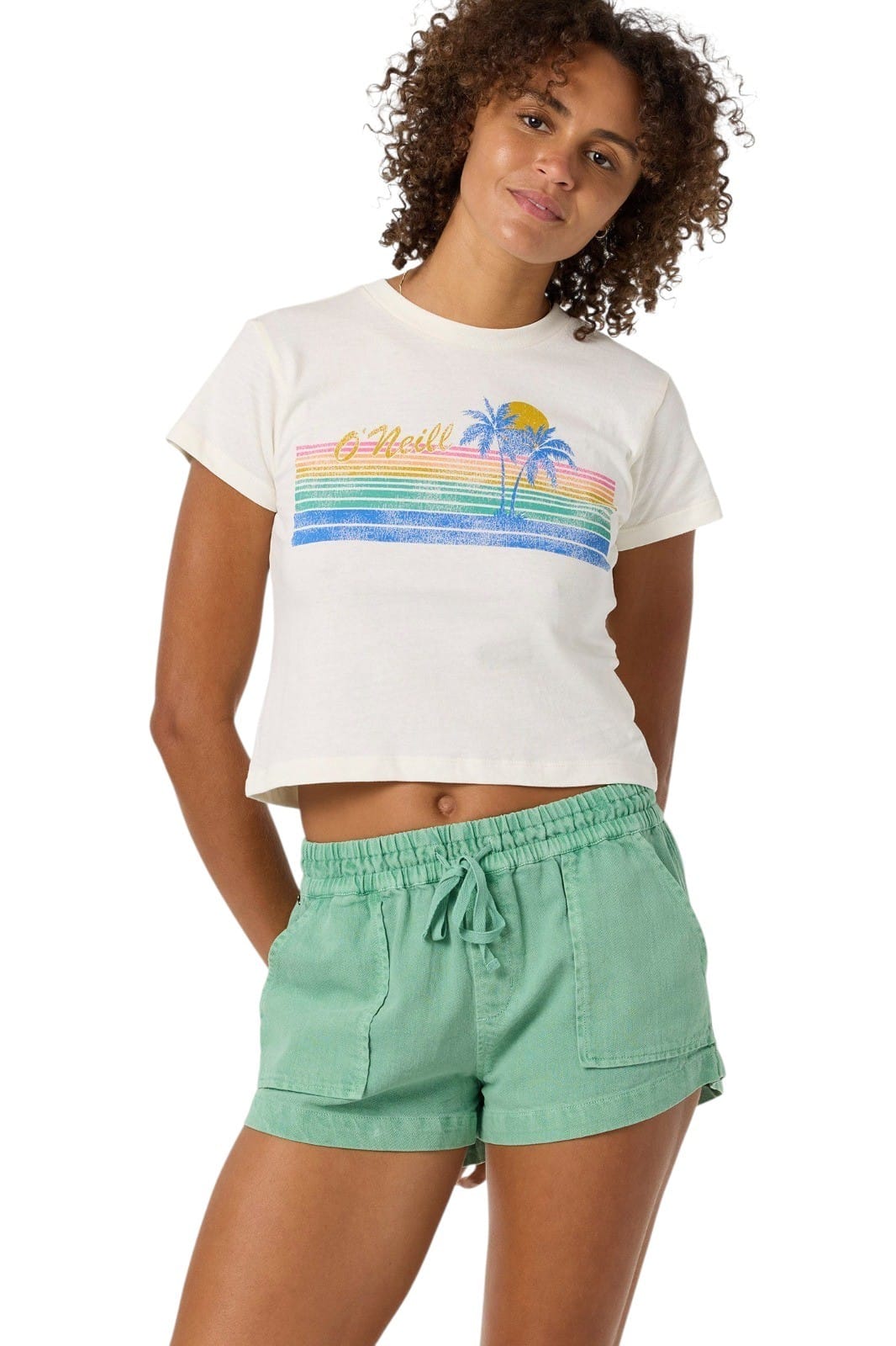 O'neill Retro Stripe Fitted Tee  TOFU S