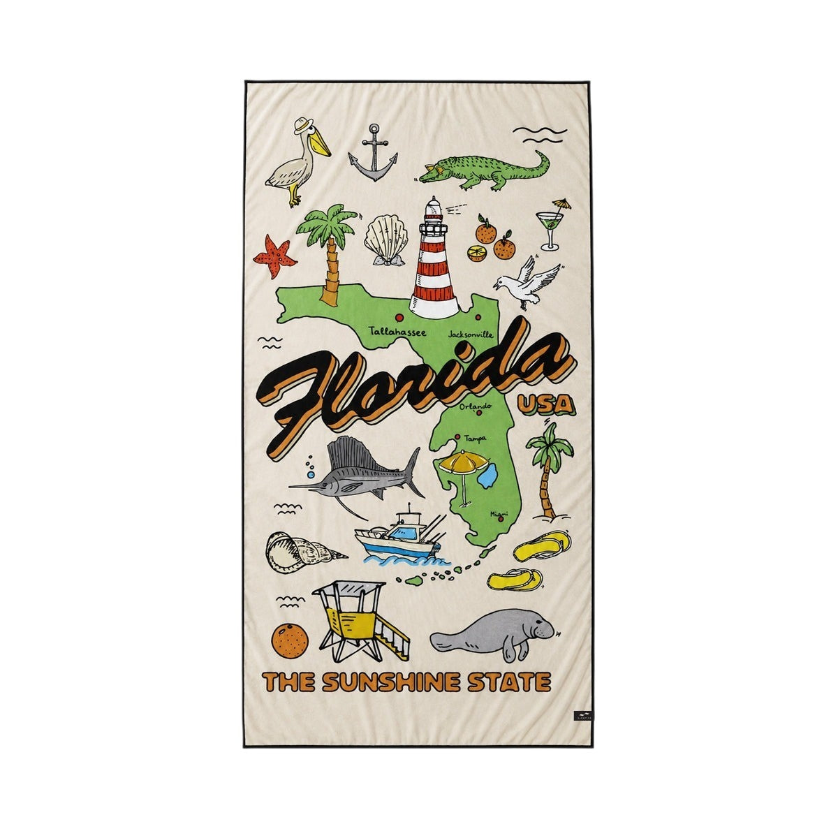 Slowtide Performance Quick-Dry Towel Sunshine