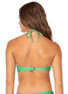 MAAJI Solid Stripe Jill Bandeau Top Green XS