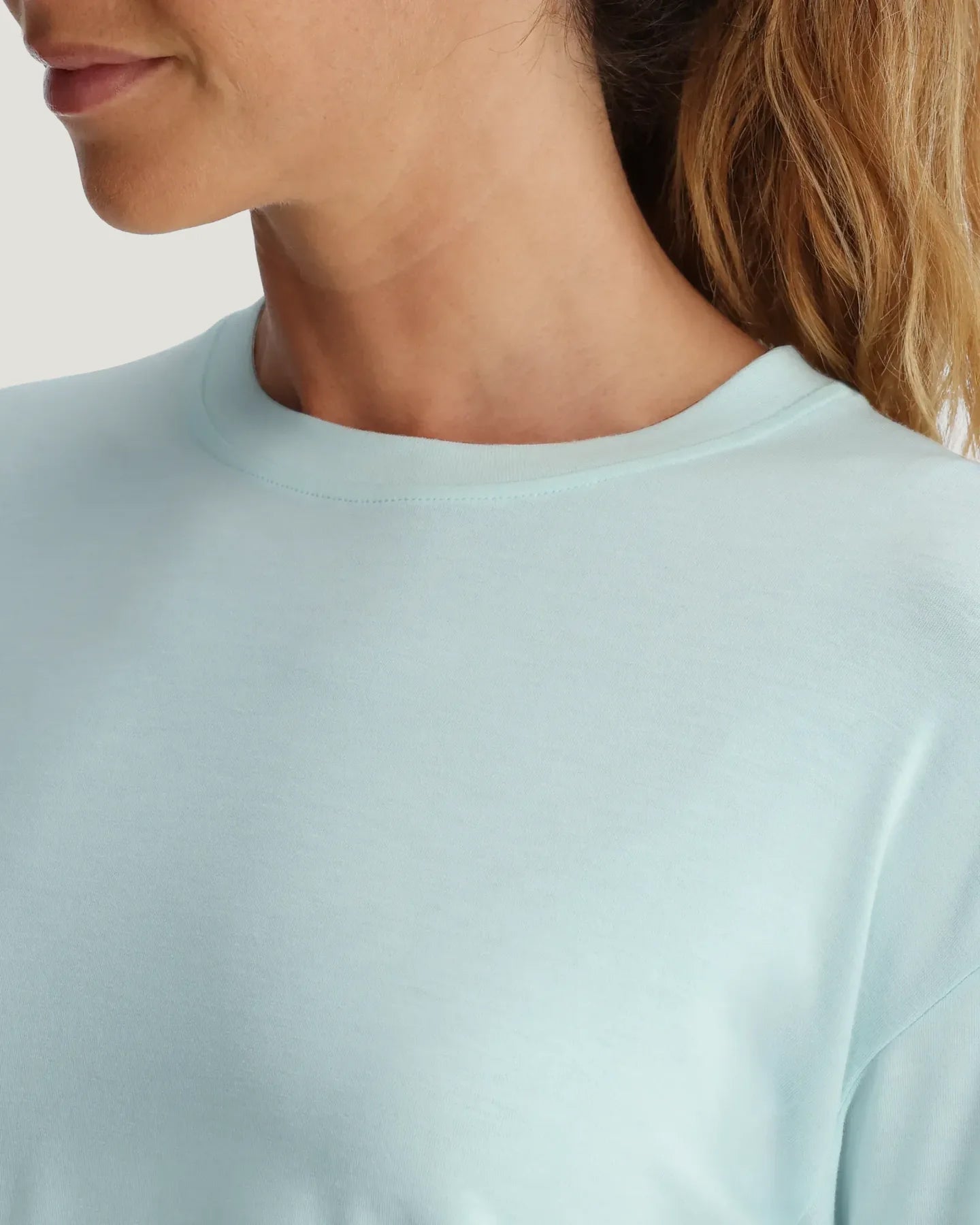 Free Fly Women's Bamboo Shade Crossover Long Sleeve - Tropic Sea S