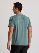 Free Fly Men's Elevate Lightweight Tee - Shirt Stormy Sea L