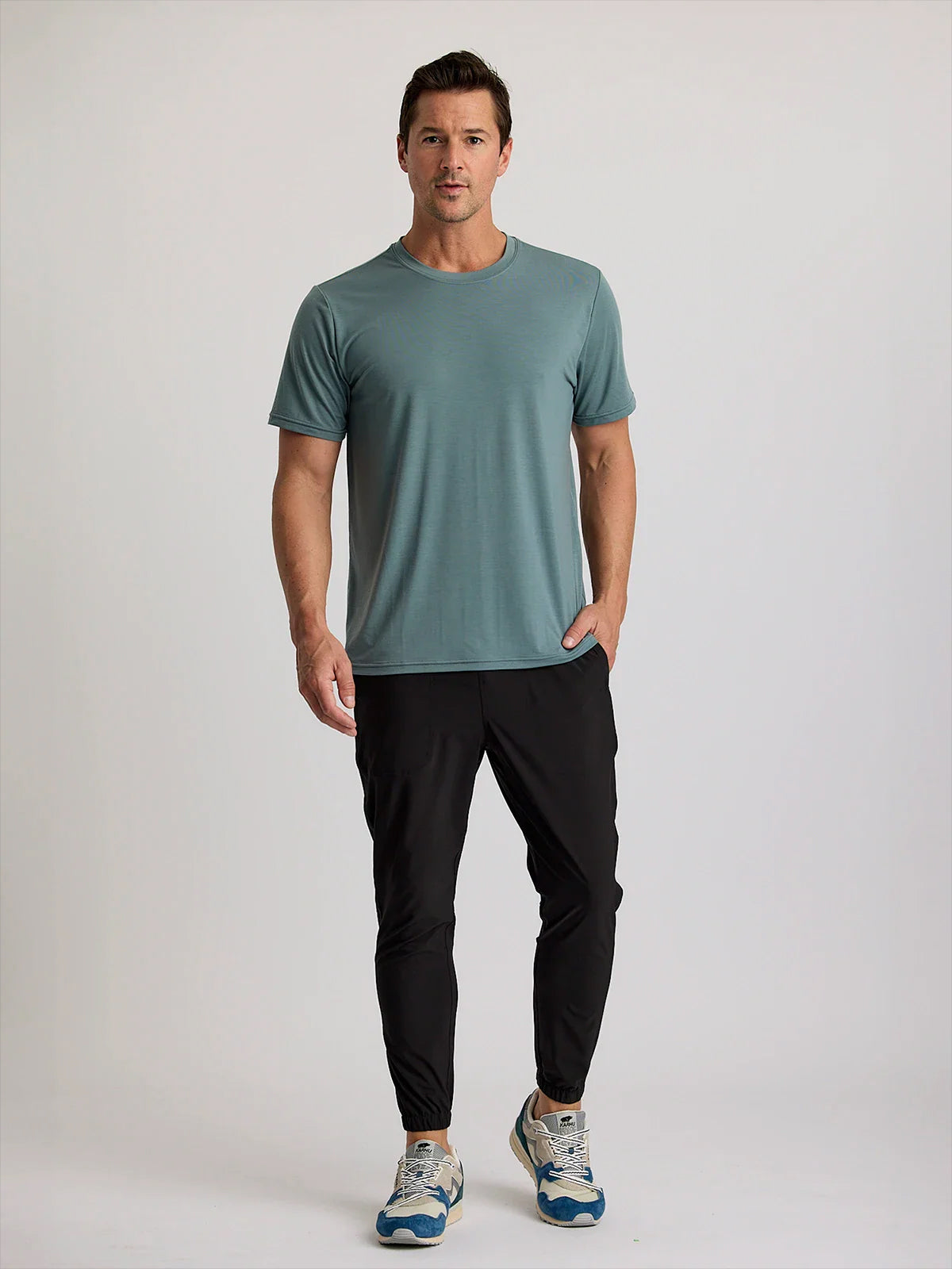Free Fly Men's Elevate Lightweight Tee - Shirt Stormy Sea L