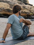 Free Fly Men's Elevate Lightweight Tee - Shirt Stormy Sea XL
