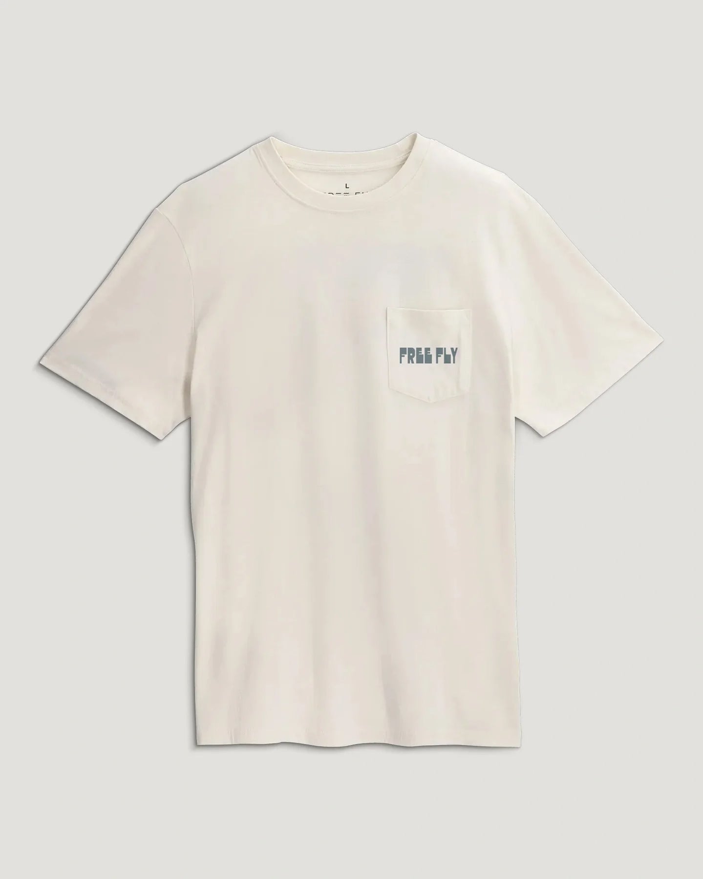 Free Fly Wild Pursuits Pocket Tee Shirt Heather Birch M