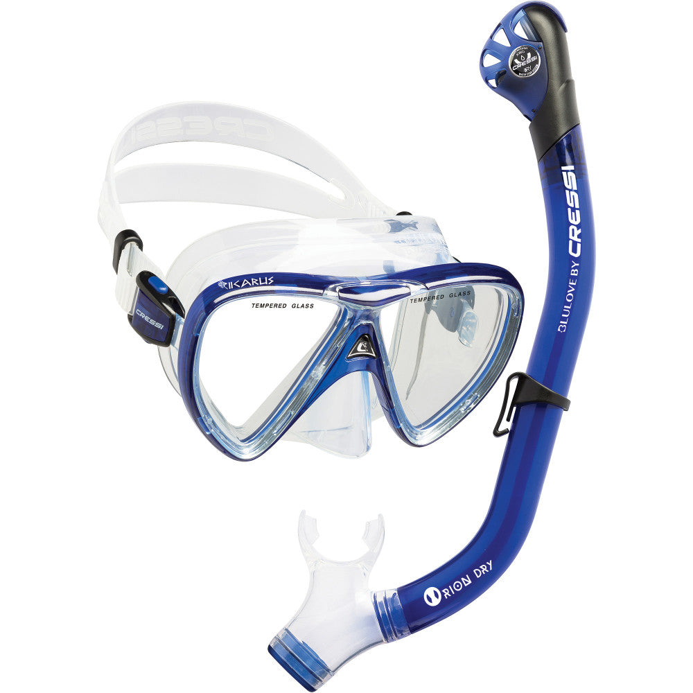 Cressi Ocean Combo Trans/Cobalt
