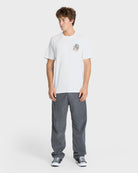 Quiksilver Bird Brain SS Tee WHT L