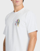 Quiksilver Bird Brain SS Tee WHT XXL