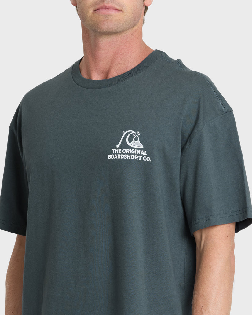 Quiksilver OG Surf Company SS Tee DarkSlate XXL