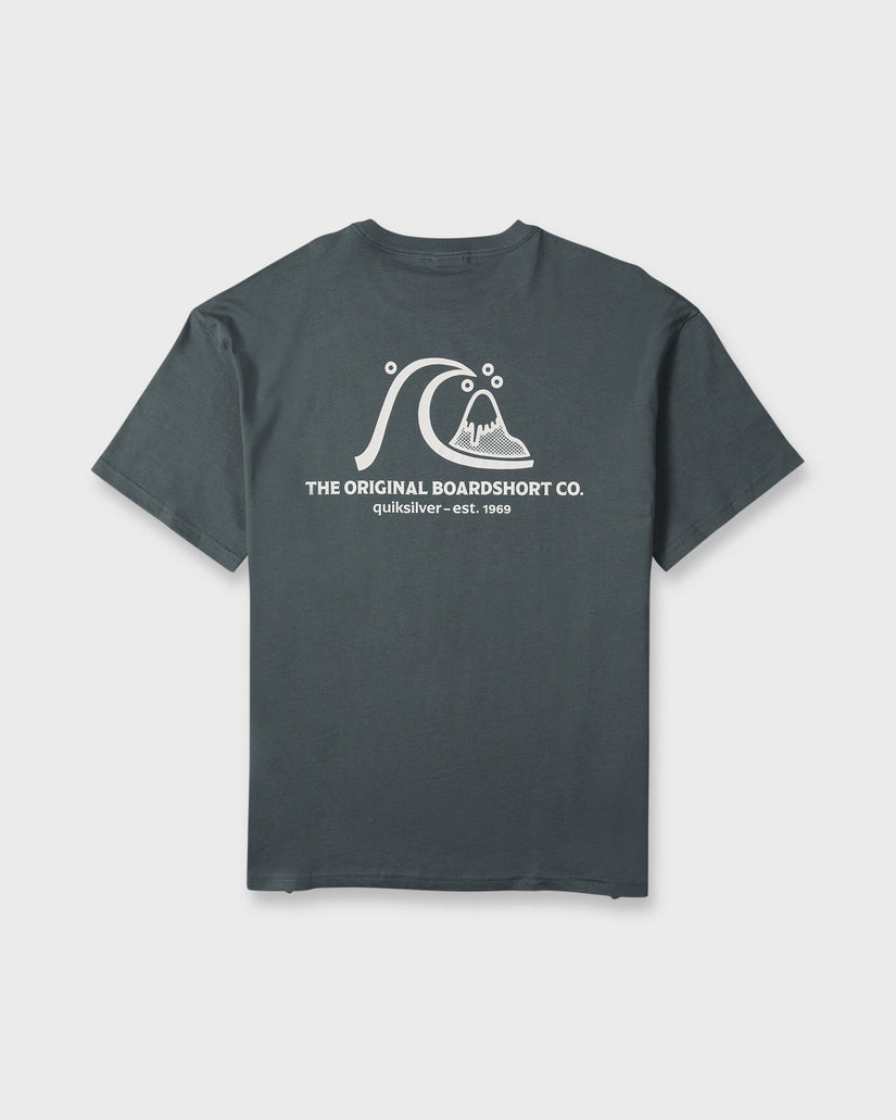 Quiksilver OG Surf Company SS Tee DarkSlate M