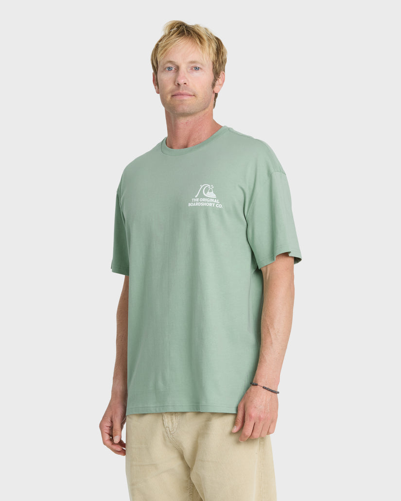Quiksilver OG Surf Company SS Tee IcebergGreen XXL